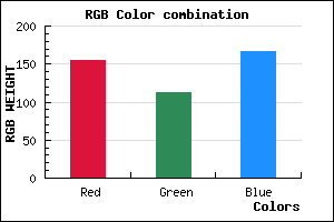 rgb background color #9B71A7 mixer