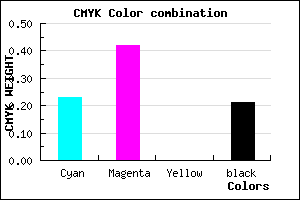 #9B75C9 color CMYK mixer