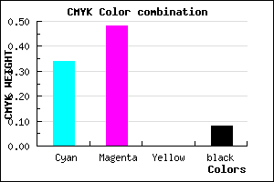 #9B7BEB color CMYK mixer