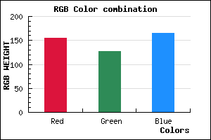 rgb background color #9B7FA5 mixer