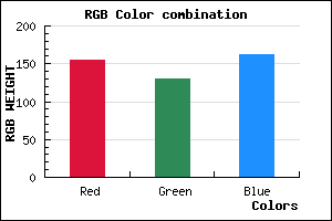 rgb background color #9B82A2 mixer