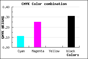 #9B83AF color CMYK mixer