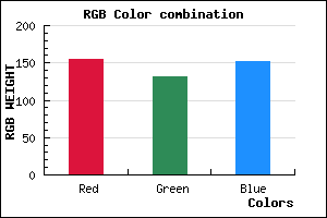 rgb background color #9B8498 mixer
