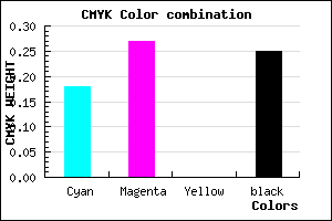 #9B8ABE color CMYK mixer