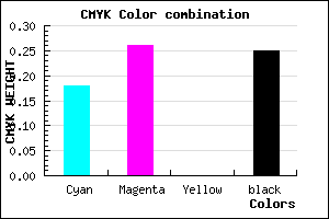 #9B8CBE color CMYK mixer