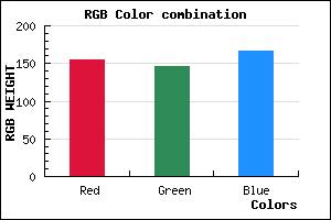 rgb background color #9B92A6 mixer