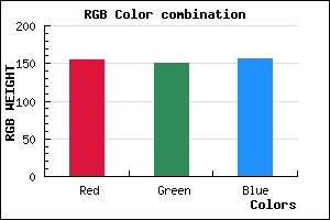 rgb background color #9B969C mixer