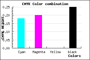 #9B98BE color CMYK mixer