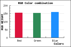 rgb background color #9B999F mixer