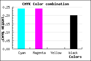 #9B9BCB color CMYK mixer