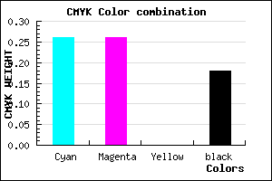 #9B9BD1 color CMYK mixer