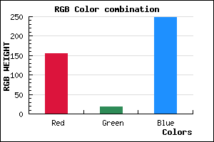 rgb background color #9B12F8 mixer