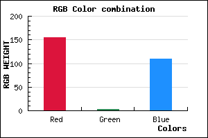 rgb background color #9B036D mixer