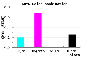 #9B3EBF color CMYK mixer