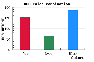 rgb background color #9B40BA mixer