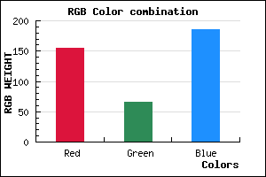 rgb background color #9B41B9 mixer