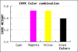 #9B4A4A color CMYK mixer
