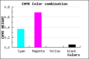 #9B4BF3 color CMYK mixer