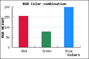 rgb background color #9B4EC6 mixer