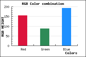 rgb background color #9B57C1 mixer