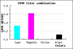 #9B57E4 color CMYK mixer