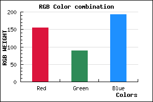 rgb background color #9B59C1 mixer