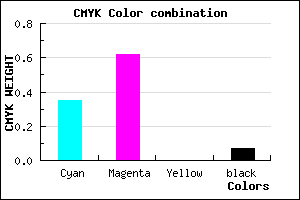 #9B5AED color CMYK mixer