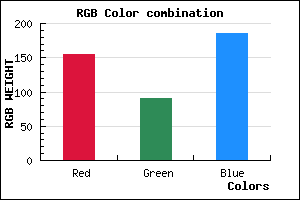 rgb background color #9B5BB9 mixer