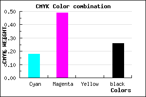 #9B61BD color CMYK mixer
