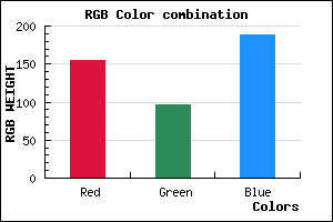 rgb background color #9B61BD mixer