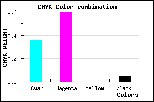 #9B62F2 color CMYK mixer