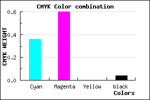 #9B62F4 color CMYK mixer