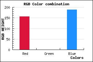 rgb background color #9C00BD mixer
