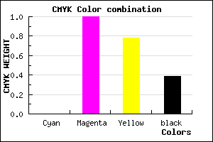 #9C0022 color CMYK mixer