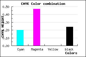 #9C67C3 color CMYK mixer