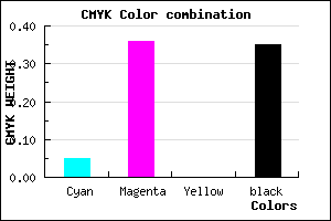 #9C69A5 color CMYK mixer
