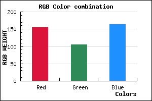 rgb background color #9C69A5 mixer