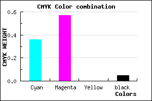 #9C69F3 color CMYK mixer