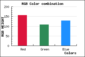 rgb background color #9C6C80 mixer