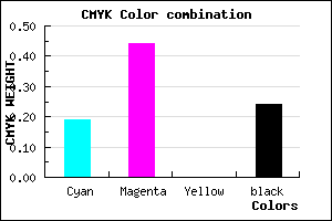 #9C6CC1 color CMYK mixer