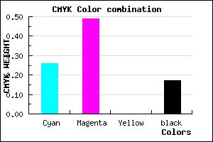 #9C6CD4 color CMYK mixer
