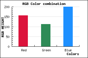 rgb background color #9C70C8 mixer