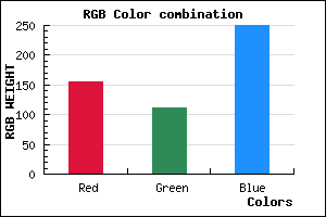 rgb background color #9C70FA mixer