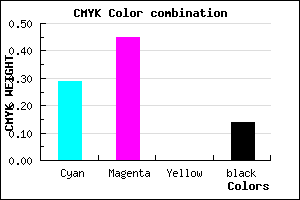 #9C7ADC color CMYK mixer