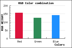 rgb background color #9C7E8D mixer