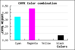 #9C80EE color CMYK mixer