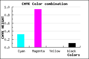#9C0DE6 color CMYK mixer