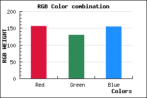 rgb background color #9C829B mixer
