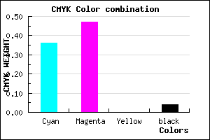 #9C82F5 color CMYK mixer