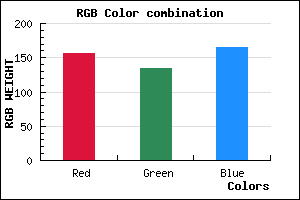 rgb background color #9C87A5 mixer